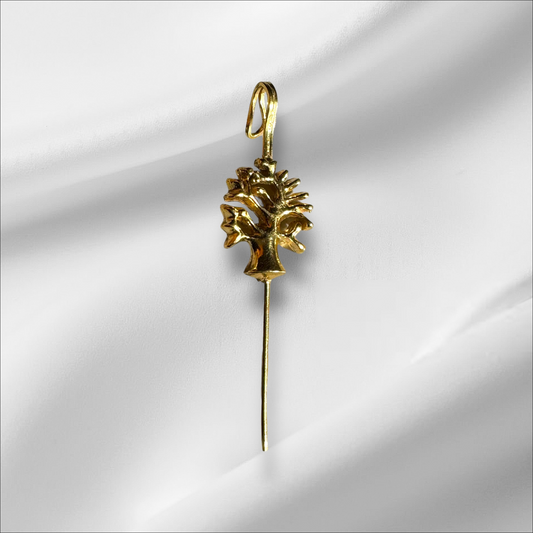 Baobab Solitaire Single Piece Long Earring